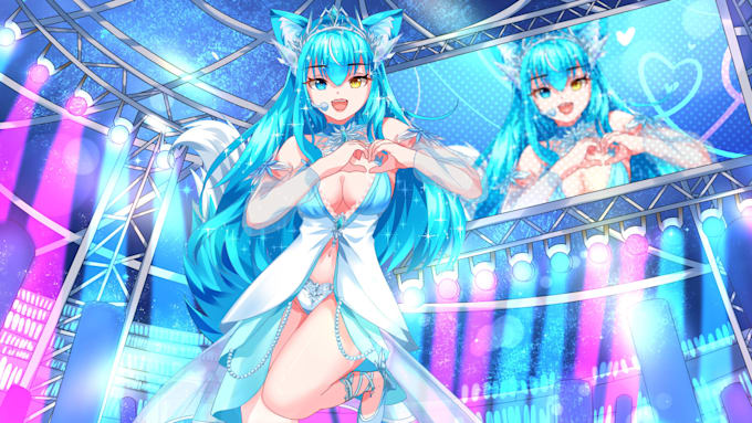 draw anime art illustration for your oc, fanart, pfp, and vtuber design