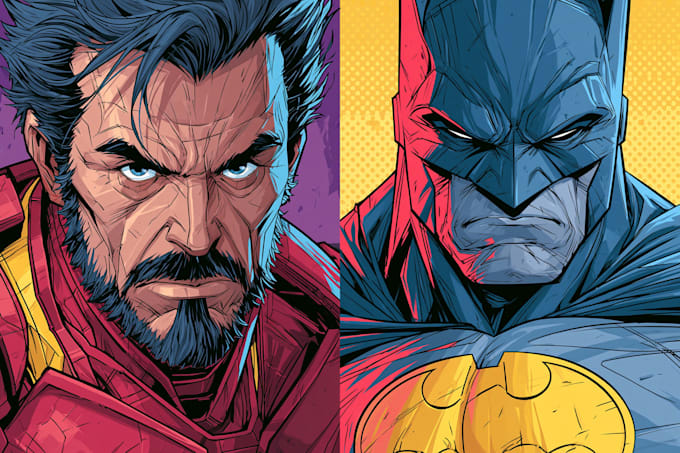 comic book illustration with comic book illustrator