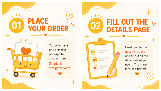 design a custom invitation for any event