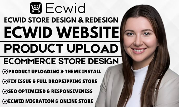 design redesign fix ecwid ecommerce store ecwid website design product uploading