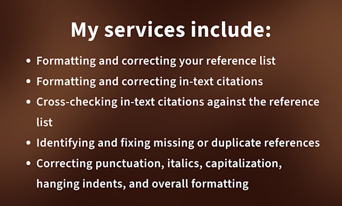 format apa, harvard, and oscola references citations for your research