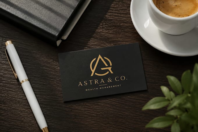 create a minimalist typography logo for your startup