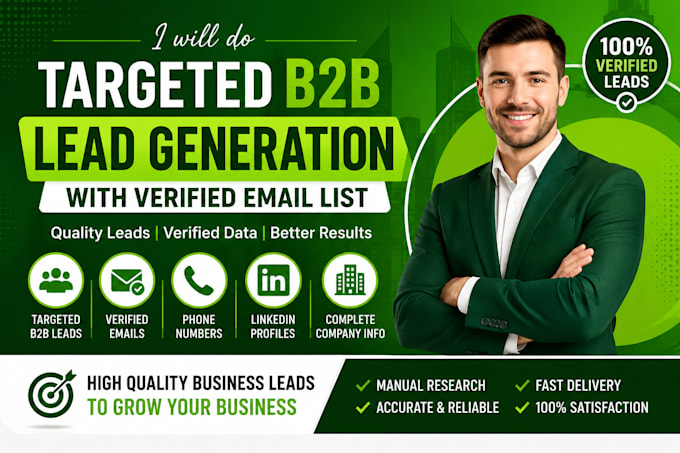 targeted b2b lead generation with verified email list