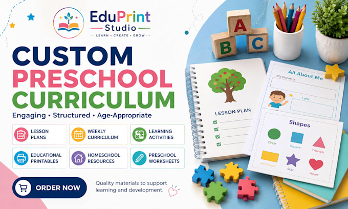 create a custom preschool curriculum and lesson plan