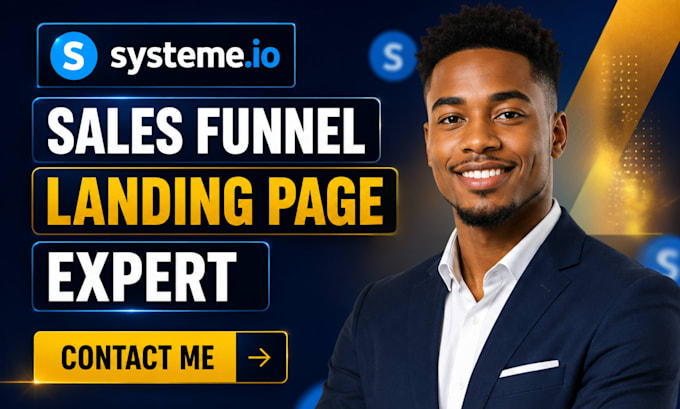 build systeme io landing page systeme io sales funnel systeme io website expert