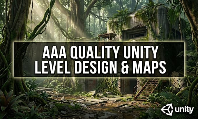 design unity game environment, unity game development, game level, game map