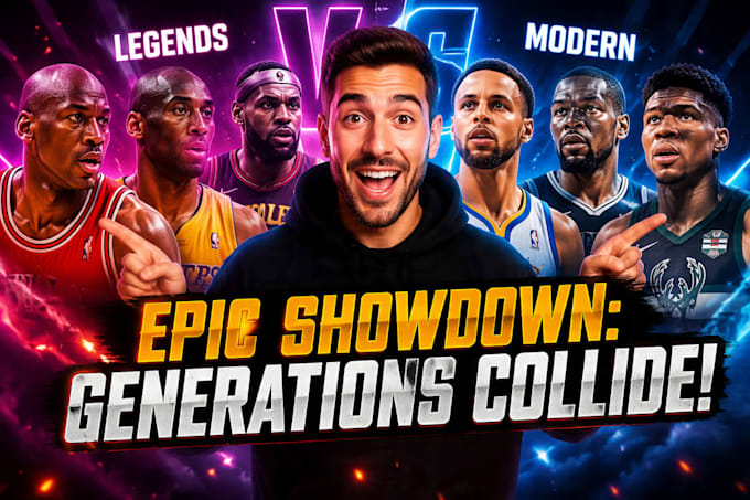 design eye catching youtube thumbnail in 24 hours