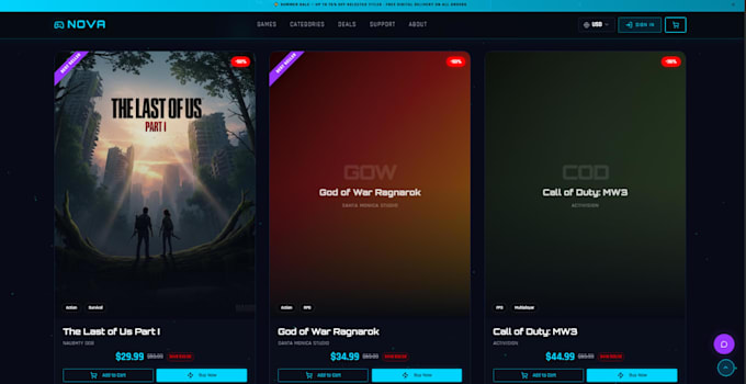 make website with attractive look