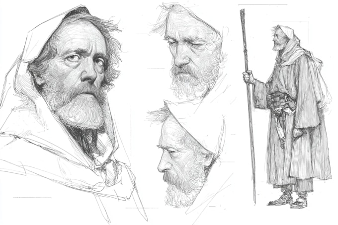 sketch your favorite character