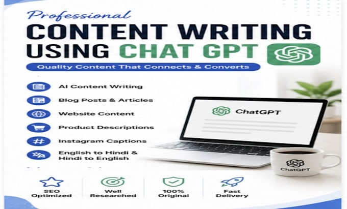 write ai content, instagram captions and documents