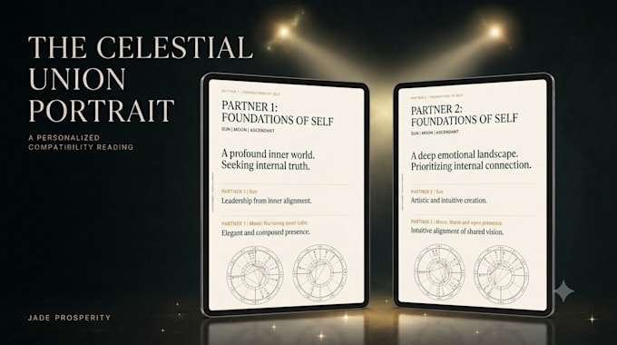 create a luxury personalized astrology compatibility report