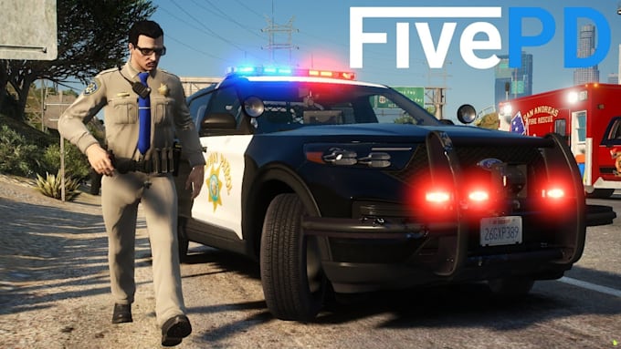 develop fivepd, lspdfr and nopixel inspired police rp server for fivem