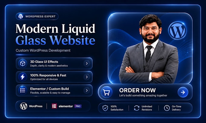 build a premium apple style elementor pro landing page