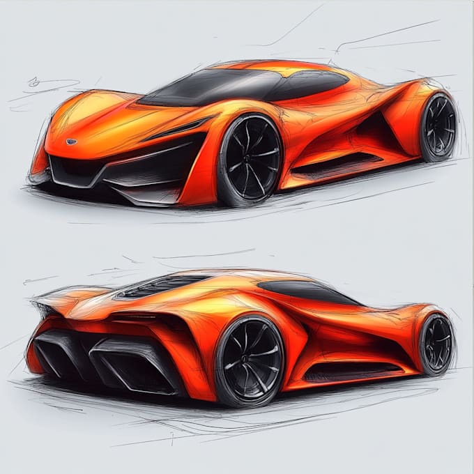 draw car concept as you ideas