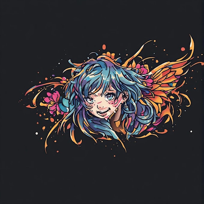 draw amazing anime tattoo design and concept art