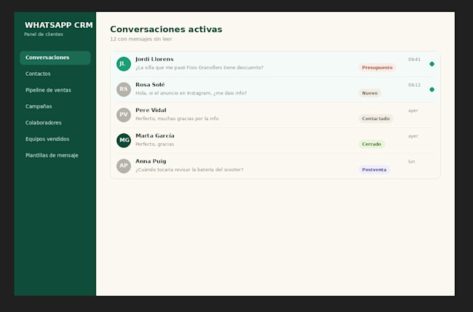 build a whatsapp CRM with campaign management and API integration