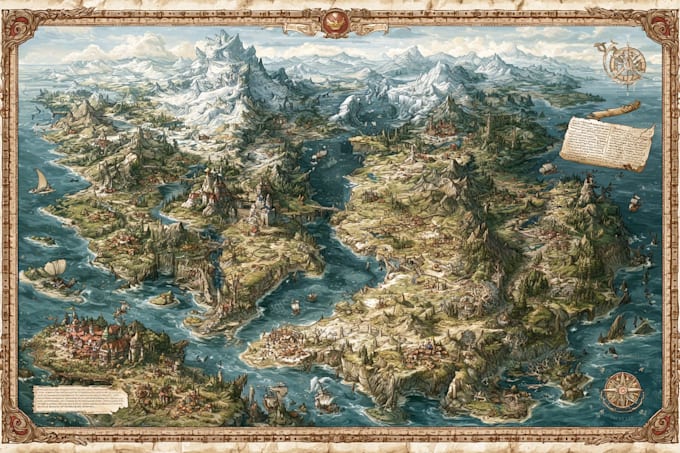 do fantasy map design