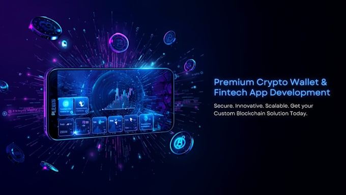 develop crypto wallet app, blockchain wallet and fintech app