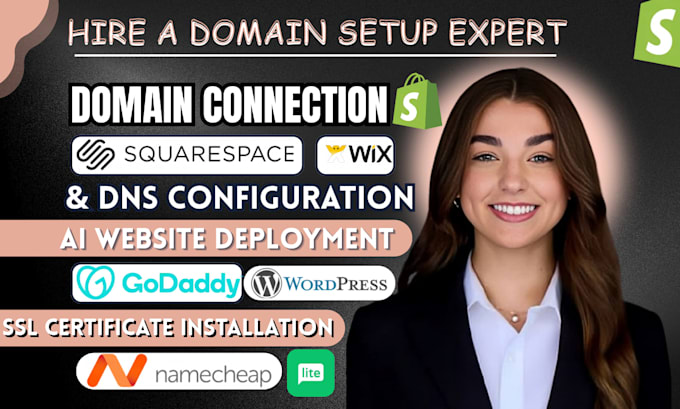 connect domain, dns configurations, ai website deployment, SSL installation