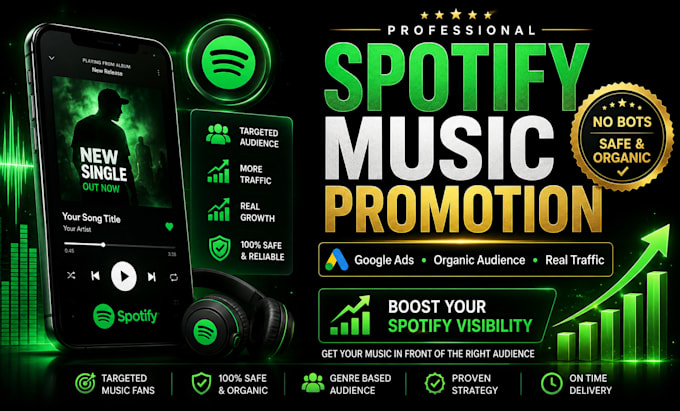 promote your spotify music and make it viral spotify