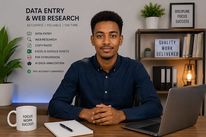 do ai data annotation, data entry and web research