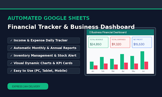 build an automated google sheets inventory and sales tracker