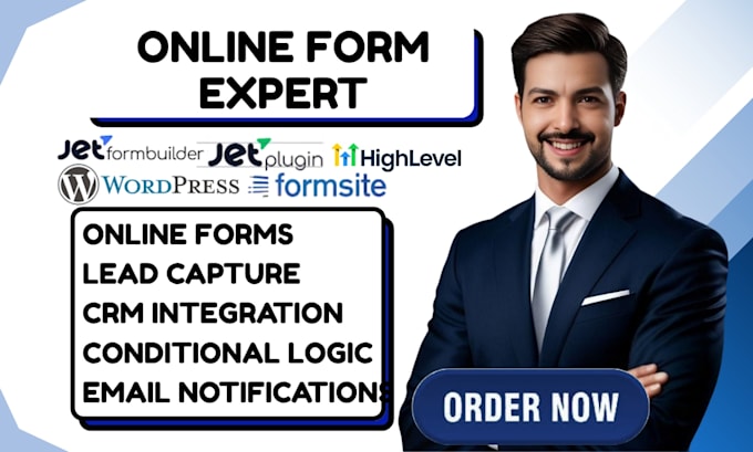 create gohighlevel online form formsite gravity form jetformbuilder automation