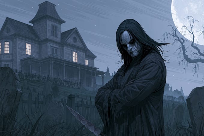 do horror character art and horror character