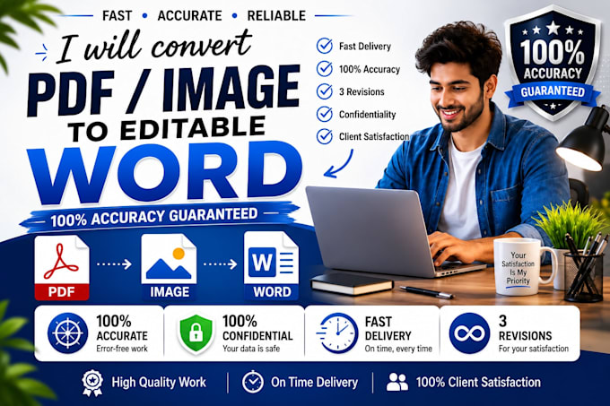 convert image to editable word document manually