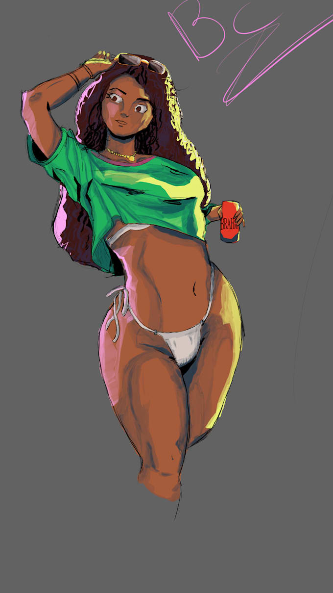 draw commission into anime or manga style art