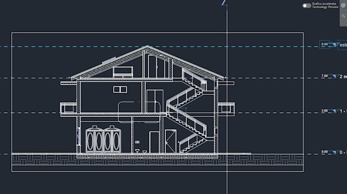 convert 2d cad to 3d revit bim model and run simscale analisis