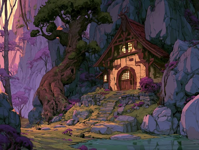 draw fantasy concept art or illustration