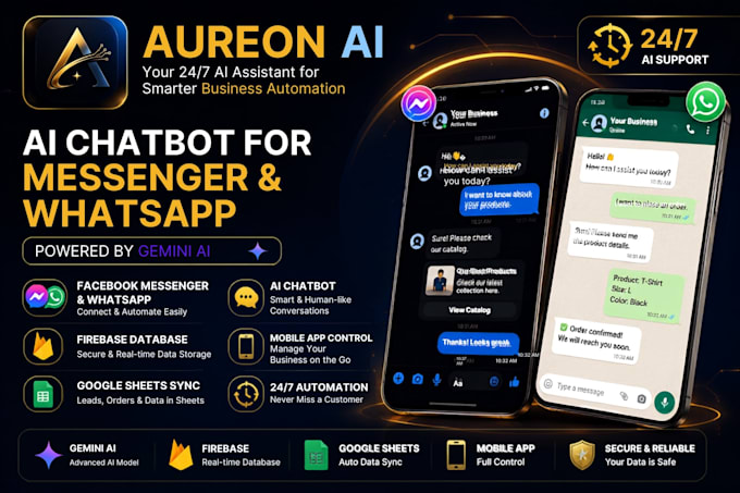 build an ai automation for facebook messenger and whatsapp