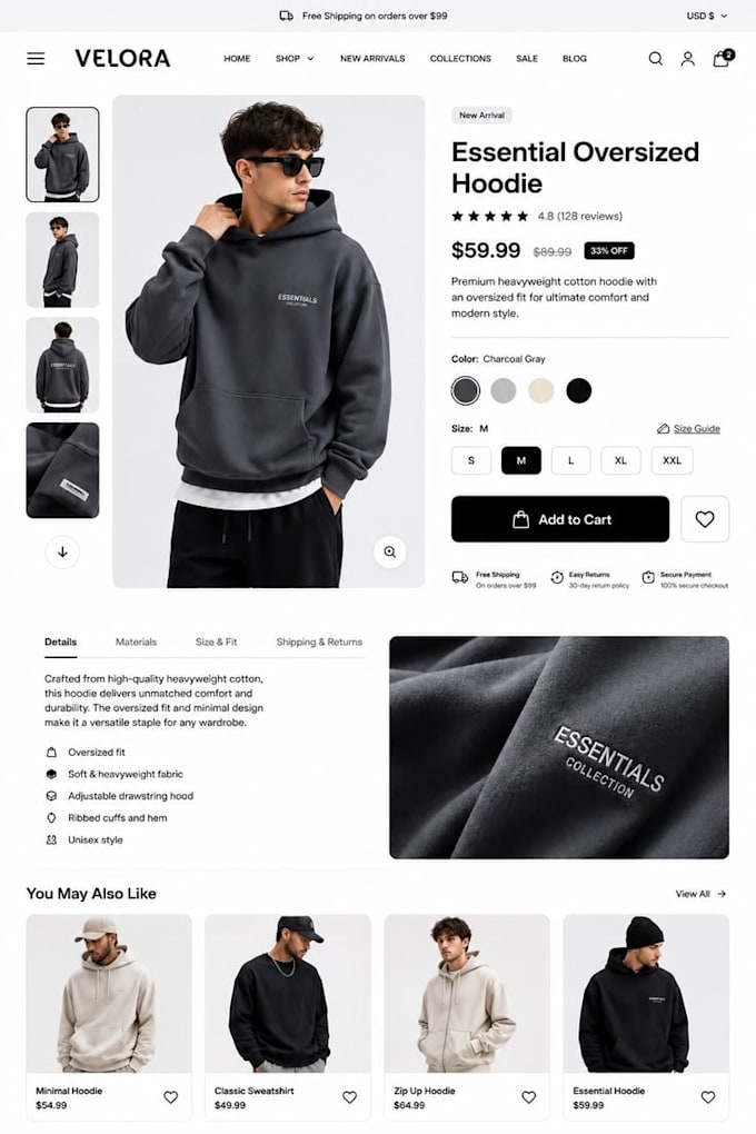create modern website designs