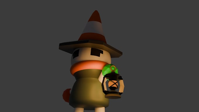 3d model a character