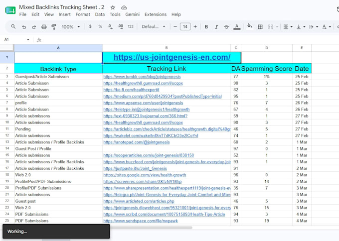 build 200 high quality mixed SEO backlinks for website