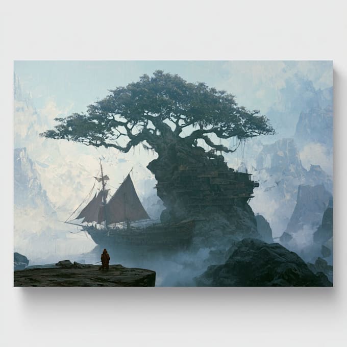 draw fantasy custom illustration