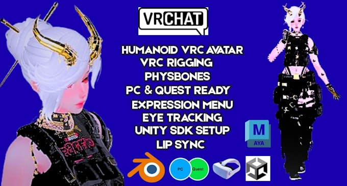 make vrchat furry avatar fursona humanoid fursuit with PC que avatar retexturing