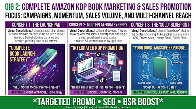 execute a complete amazon KDP book marketing and promotion campaign