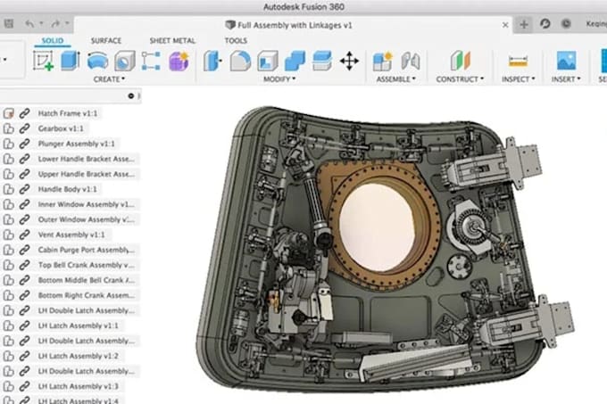 create 3d mechanical models using fusion 360 and autodesk inventor