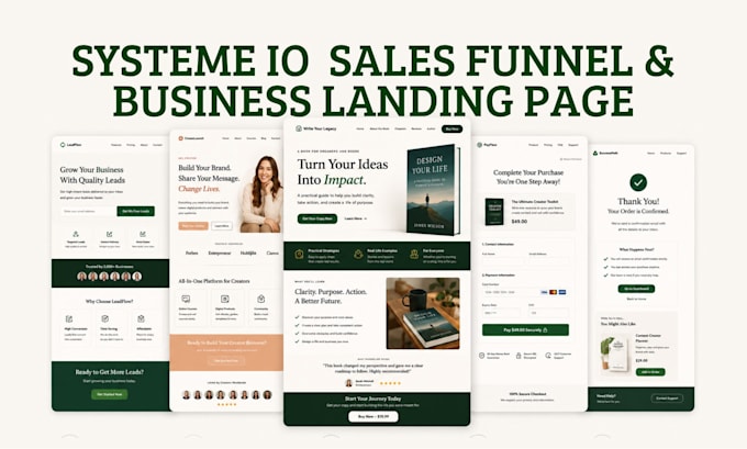 build systeme io landing page sales funnel design systeme io website clickfunnel