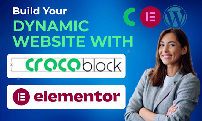 build a custom wordpress website with crocoblock, elementor, jet engine