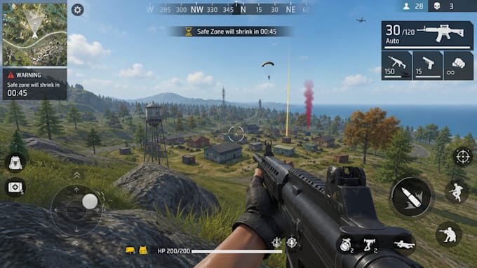 create your battle royale, fps, or tps game in unity
