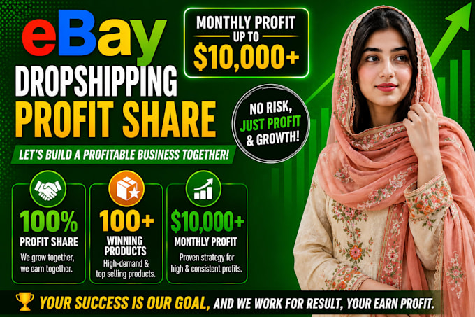 do ebay dropshipping on profit share