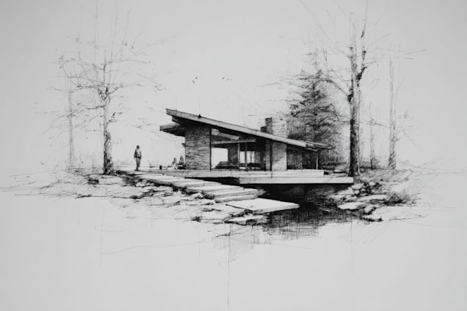 do permit drawing for city approval, architectural floor plan