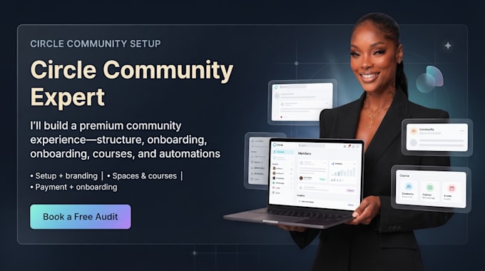 setup circle so circle online course circle online community circle so website