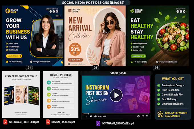 design professional instagram posts in canva