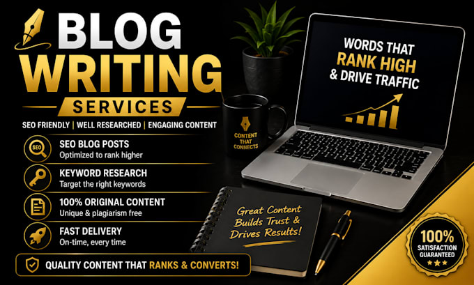 write SEO blog articles and website content
