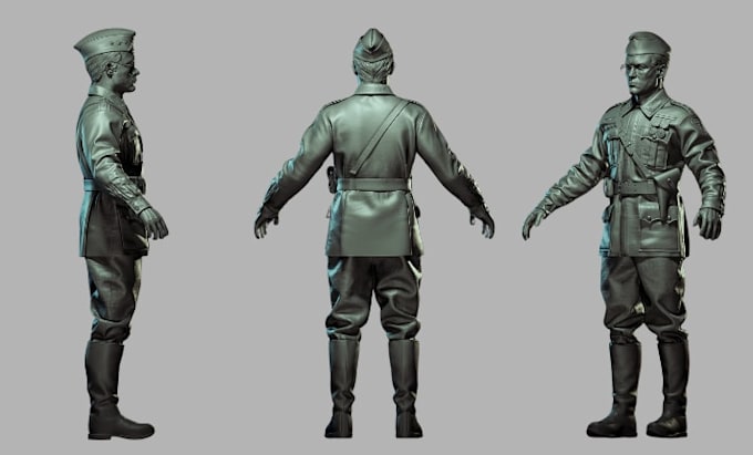 design a professional 3d stylized character for games and animation