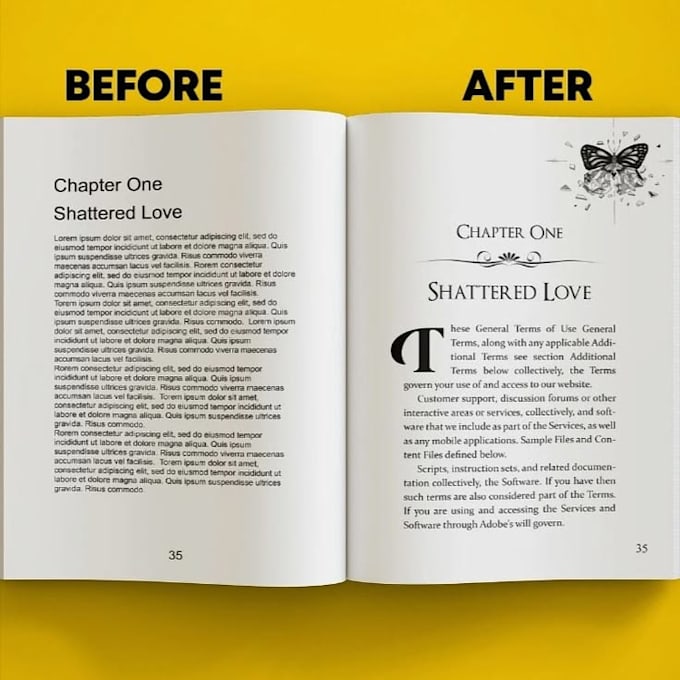 do book layout design ebook indesign children book formatting book typesetting
